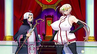 Ingrid is a hentai heroine who gets off in this porn game