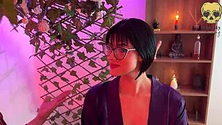 A sensual massage leads to hot sex with big breasted woman and lesbian cunnilingus