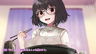 Hentai anime with Asian literature student and professor