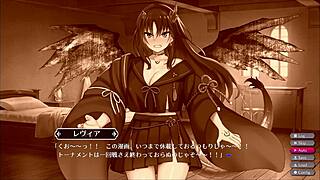 Big-boobed escorts save the world in erotic anime fantasy