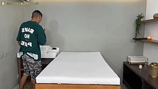 Old and amateur couple enjoys hot Latina's big ass
