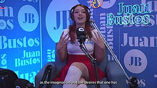 Redhead Colombian's intense orgasm anticipation before Sybian ride