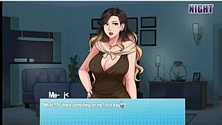 Cartoon maid provides sexual services in House chores