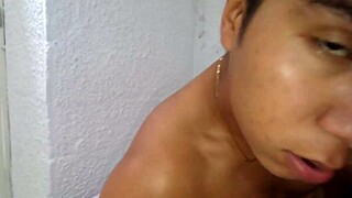 Interracial sex with a horny housewife and her BBC lover