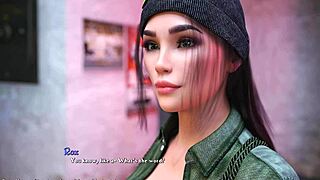 3D game with busty stepsister at a party