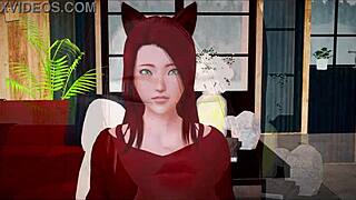 Young red-haired girl gets her first taste of Ecchi action