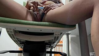 Young girl gets pilled while at work and gets fucked