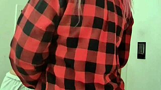 Mature blonde Tiffany shows off her big natural tits