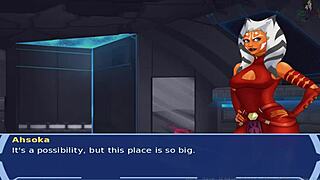 Sith-themed cosplay sex games with alien tattooed girls and boobies