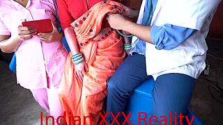 Hot nurse in XXX hospital scene with mother in law and college students