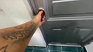 Daddy's girl gets puffy nipples and deepthroat by stepdad