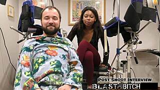 Beautiful black beauty Minnie Rose gets face fucked and creampied in this video