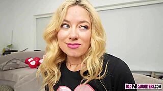 stepdaughter cum to assist her stepdad in need