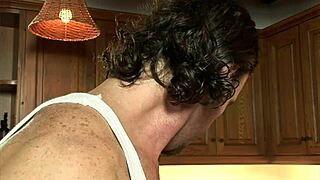 man, i’m pounding your wet pussy right here in the kitchen, so hot!