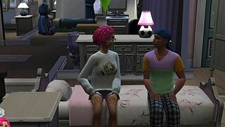Step siblings Erika and her stepdad get it on