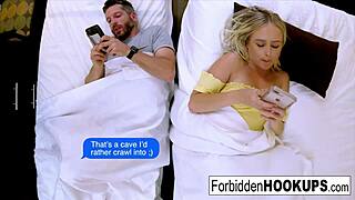 Arian is a blonde beauty who has a hot scene with her step-brother