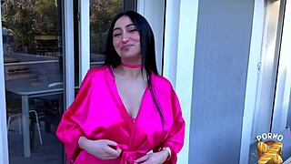 Didi, the beautiful brunette, wants to be fucked by two cocks