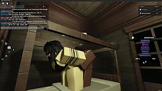 Fucking a whore in heat in Roblox studio