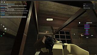 Fucking a whore in heat in Roblox studio