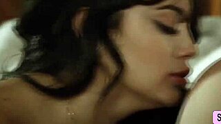 Girls just want to have fun: lesbian couples face sitting on the bed