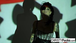 Big tits and tattoos: Christy Mack's perfect body in action