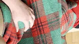 My shy neighbor learned to make love under a blanket