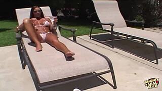 The pool guy knows how to please clients