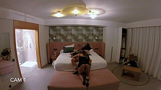 Beautiful woman fucked from behind by a young man