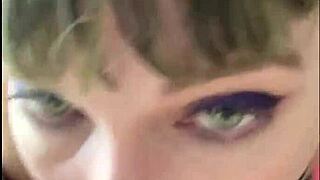 Moaning With Pleasure During Intense Dick Sucking