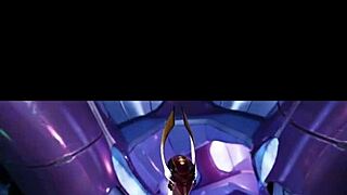 Female Sangheili takes control and dominates man in wild encounter