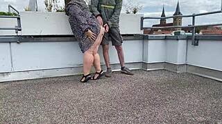 summer vacation turned wild with my curvy mother-in-law. we got dirty outdoors.