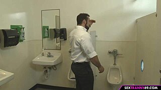 Tranny Gloryhole Action with Big Tits