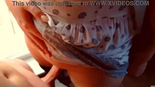 dude, check out this wild creampie and cumshot compilation with wet panties!