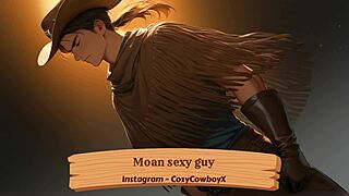 Sexy Guy Moans in Raw Ecstasy