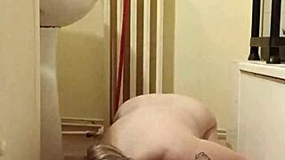 milf in bdsm play with toys on homemade pov