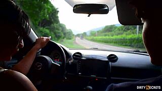 Leyla FILMS Her Wild Ride With Driving Instructor