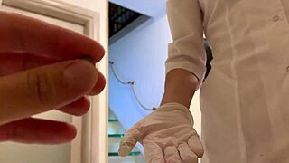 Hot Nurse in Latex Gloves Sets Up Wild Sex Therapy for Patient