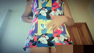 American teen in pajamas masturbates and seeks partners