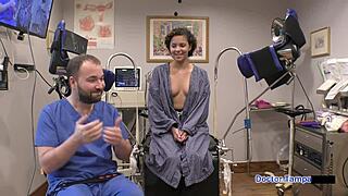 Dr Tampa Explores Neighbor Rebel Wyatt's First Gyno Exam
