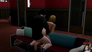 Threesome with hardcore anal and group sex