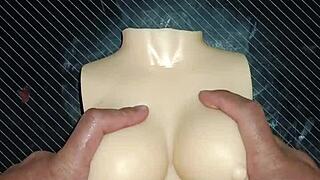 i love how dolly begs for double penetration. i finish on her chest!