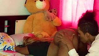 Surprising My Stepsister in Her Room for Intense Action