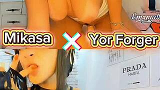 yor forger x mikasa cosplay, which one's naughtier in your view? 😜