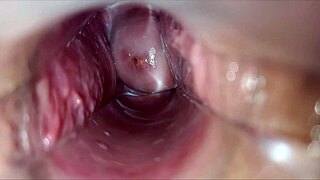 Pulsating Orgasm Captured Inside Vagina With Speculum Showing Horny Contractions And Wet Details