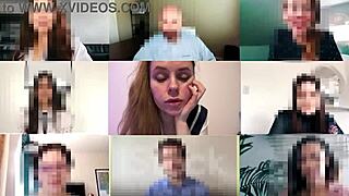 Did I really get cum creampie in my tight pussy during zoom class?!