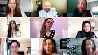 Did I really get cum creampie in my tight pussy during zoom class?!