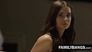 nerdy teen gia paige gets her pussy fucked by old daddy marcus london in a taboo family encounter