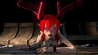3D Hentai: Succubus and girls in a steamy hentai game