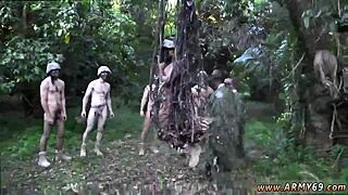 Gay 3some with old man and grandpa in amateur video