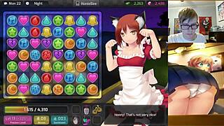 Love Goddess's big tits bounce in uncensored porn game